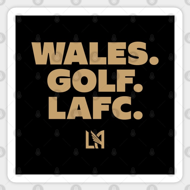 LAFC - Bale Black & Gold! Sticker by TheAestheticHQ